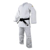 Judopuku - Adidas - Champion III - Slim fit, Valkoinen/Kulta