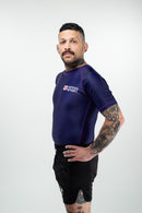 Rash Guard - Nippon Sport - 'Classic' - Lyhythihainen - Purppura