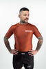 Rash Guard - Nippon Sport - 'Classic' - Lyhythihainen - Ruskea