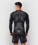 Rash Guard - Venum - Matupa, pitkähihainen, Musta/Harmaa