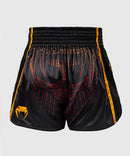Muay Thai shortsit - Venum - Quetzal Fury - Musta/Punainen/Oranssi