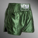 Muay Thai Shortsit - Venum - Classic, Khaki/Valkoinen