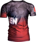 Rash Guard - TOP TEN - 'PRISM' - Punainen