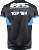 T-paita - TOP TEN - 'NFC' - Musta/sininen