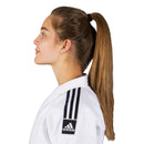 IJF Adidas judopuku - Red Label judo gi Champion 2.0 - Slim Fit - Valkoinen