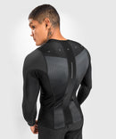 Rashguard - Venum - 'BioMecha' - Pitkähihainen - Musta/Harmaa