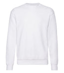 Collegepaita - Fruit of the Loom - 'Crewneck' - Valkoinen