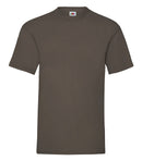 T-paita - Fruit of the Loom - 'Valueweight T' - Chocolate